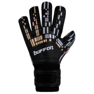 Guante BUFFON Pixel Básico Niños Látex Softy Negro/Dorado