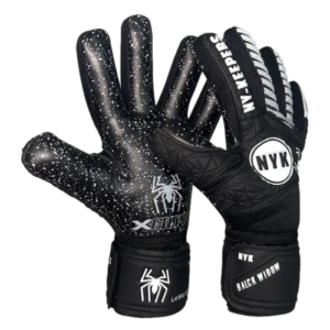 Guante NYK Black Widow Semiprofesional Látex Quartz Grippy Negro/Negro