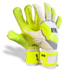 Guante NYK RC12 Pro Látex X-Plus Blanco/Neón
