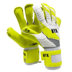 Guante NYK RC12 Pro Látex X-Basic Blanco/Neón
