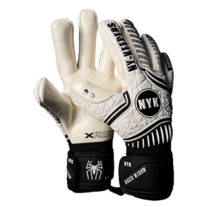Guante NYK Black Widow Pro Látex X-Plus Blanco/Negro