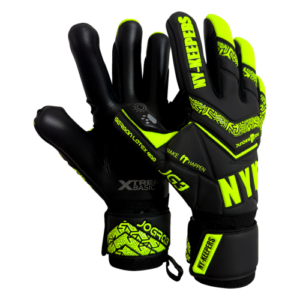 Guante NYK Jogra 3 Pro Látex X-Basic Negro/Neón