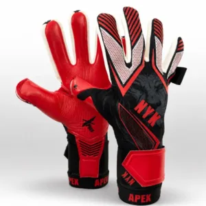 Guante De Arquero NYK APEX Pro Látex X-Basic Negro/Rojo