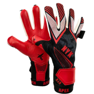 Guante De Arquero NYK APEX Pro Látex X-Basic Negro/Rojo